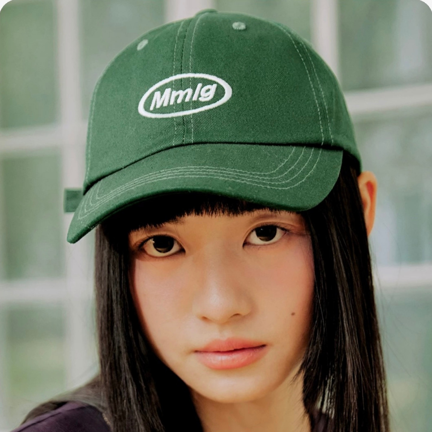 Mmlg 87mm 經典logo撞色刺繡鴨舌帽