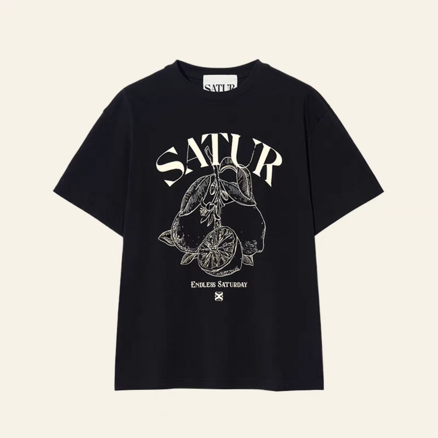 SATUR夏季檸檬系列T恤