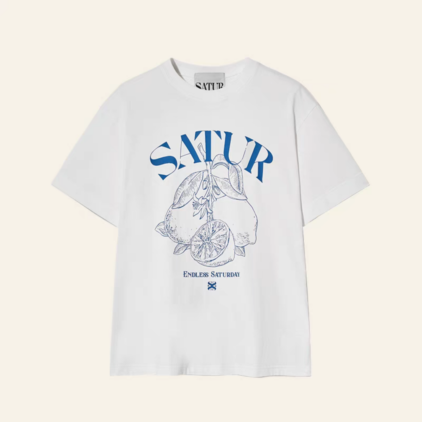 SATUR夏季檸檬系列T恤