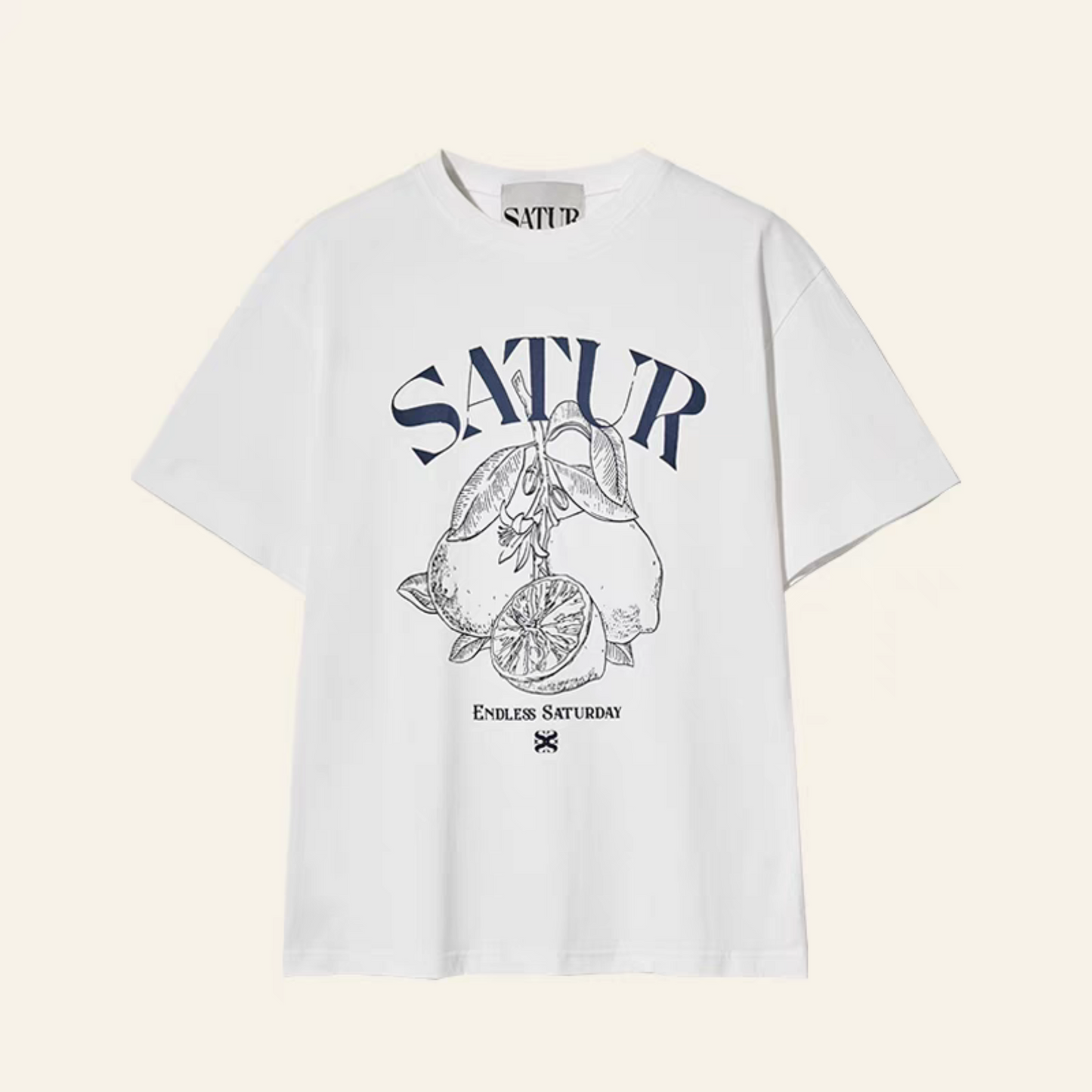 SATUR夏季檸檬系列T恤