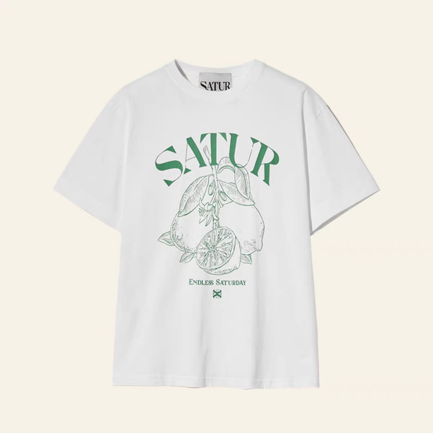 SATUR夏季檸檬系列T恤