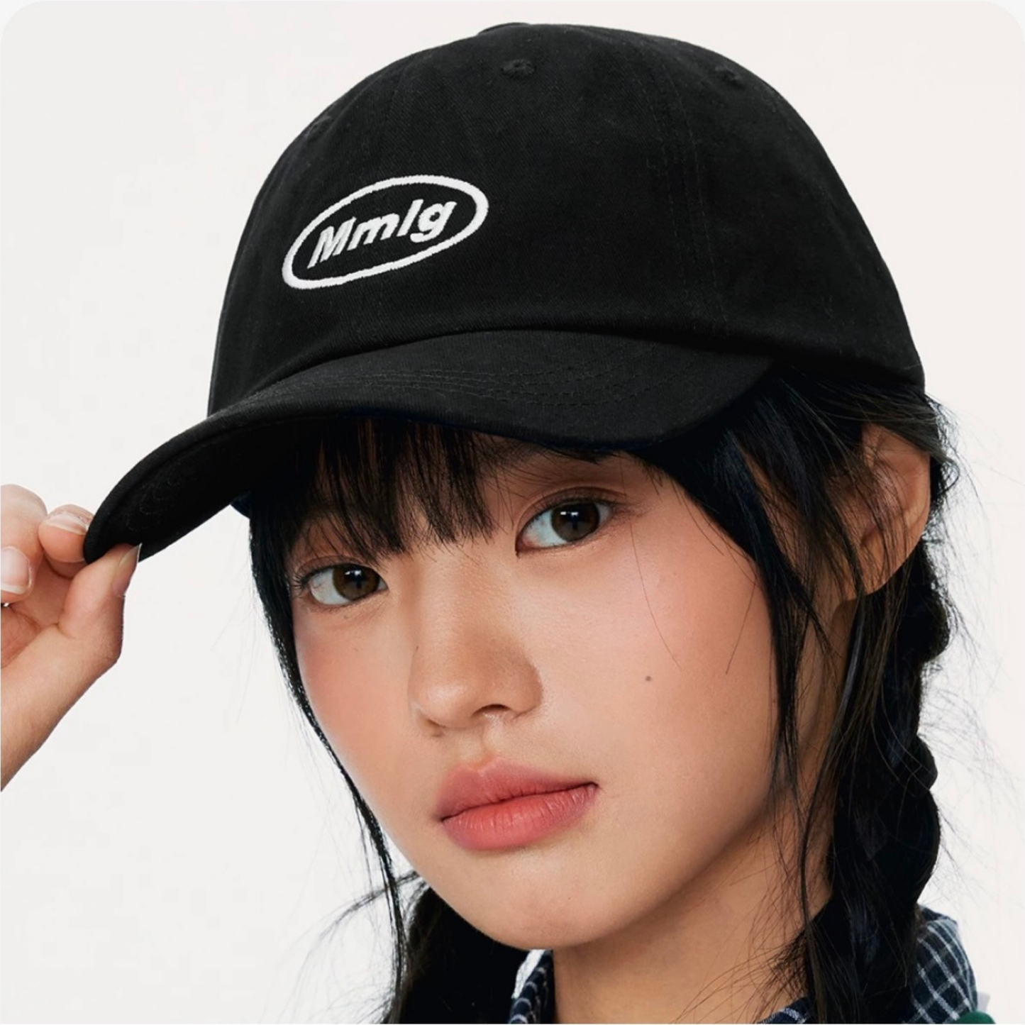 Mmlg 87mm 經典logo撞色刺繡鴨舌帽