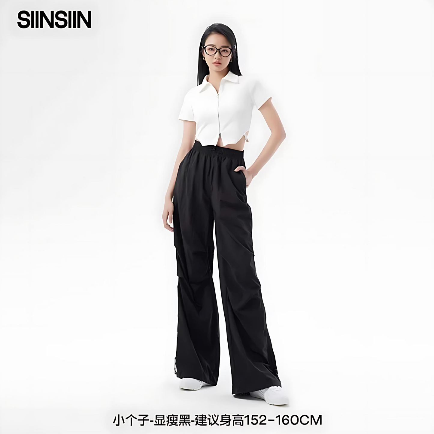 SIINSIIN傘兵褲女防曬降落傘褲