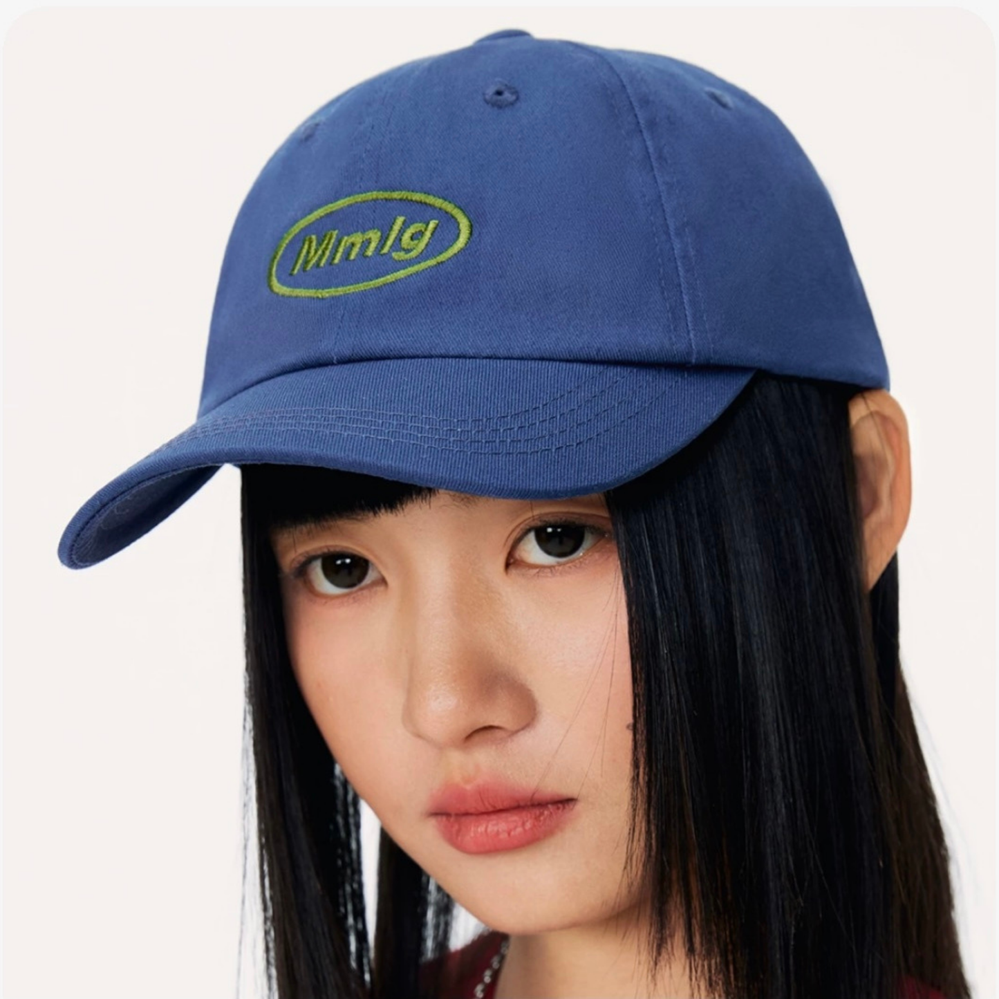 Mmlg 87mm 經典logo撞色刺繡鴨舌帽