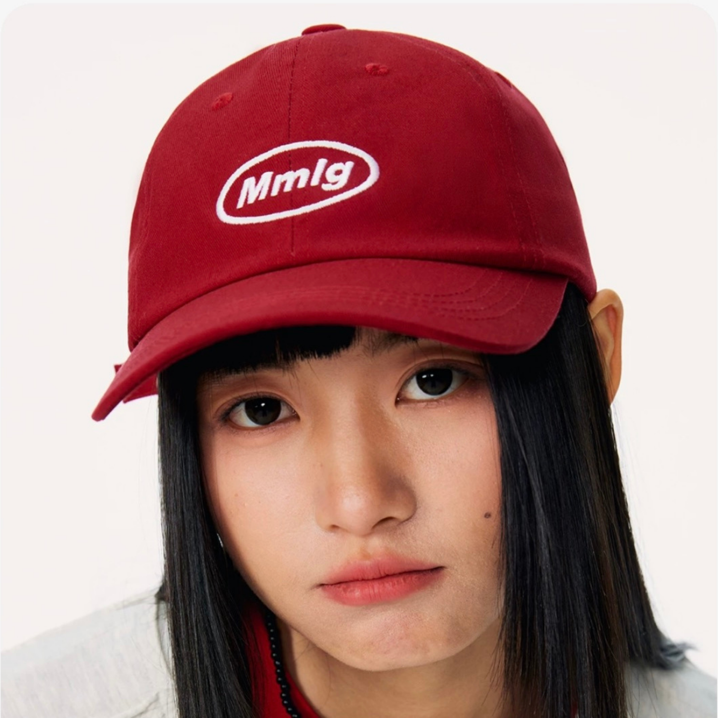 Mmlg 87mm 經典logo撞色刺繡鴨舌帽