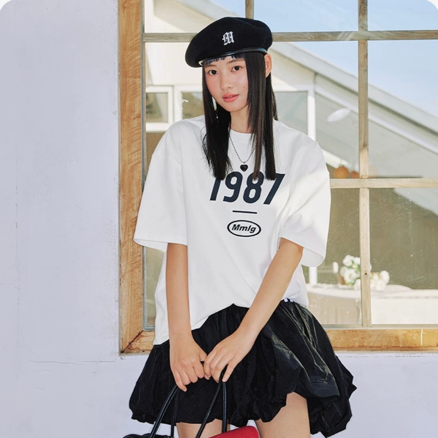 Mmlg 87mm 2025夏新款經典1987舒適純棉短袖t恤多色上衣男女同款
