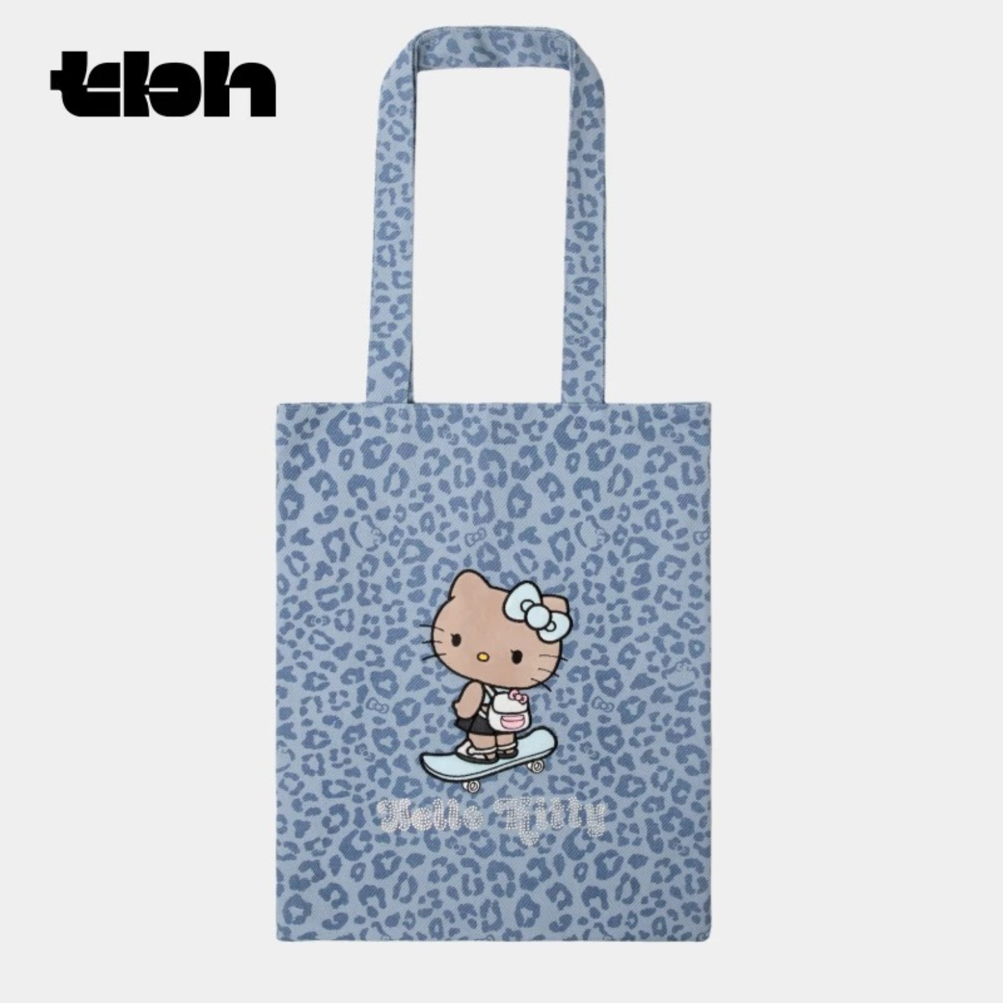 tbh野獸派家居三麗鷗Hello Kitty全棉燙鑽托特包