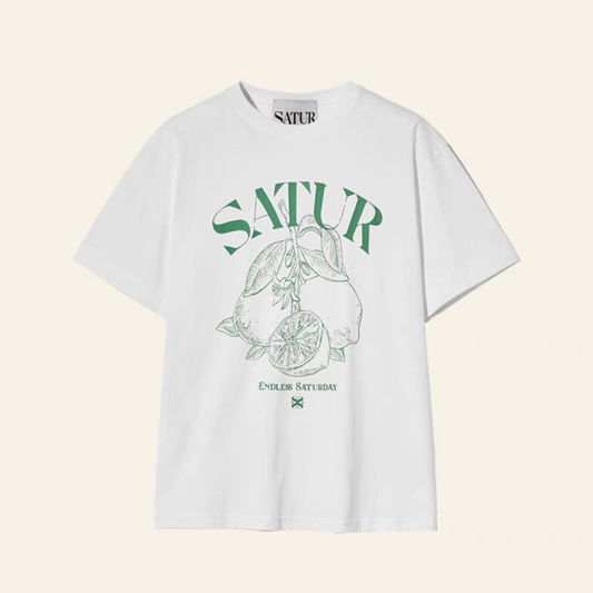 SATUR夏季檸檬系列T恤