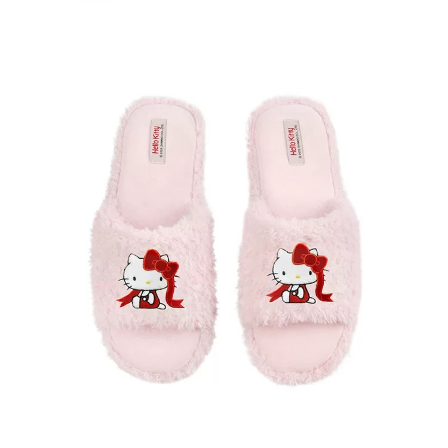 tbh野獸派家居三麗鷗Hello Kitty毛絨刺繡拖鞋｜室內家居鞋