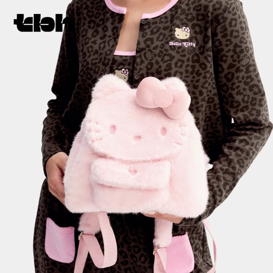 野獸派家居 × Hello Kitty｜可愛毛絨背包