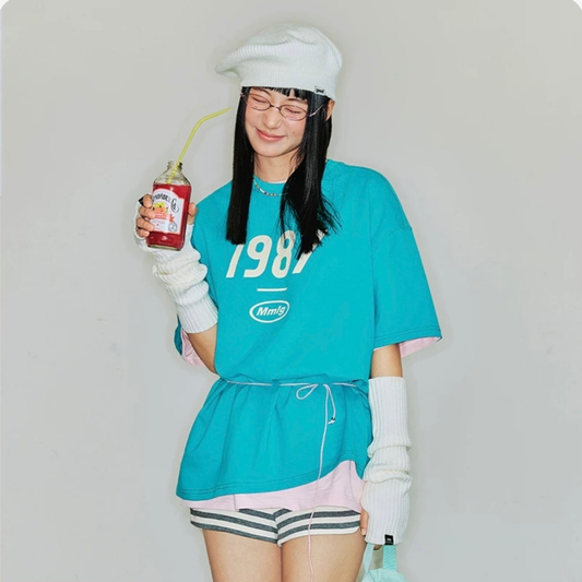 Mmlg 87mm 2025夏新款經典1987舒適純棉短袖t恤多色上衣男女同款