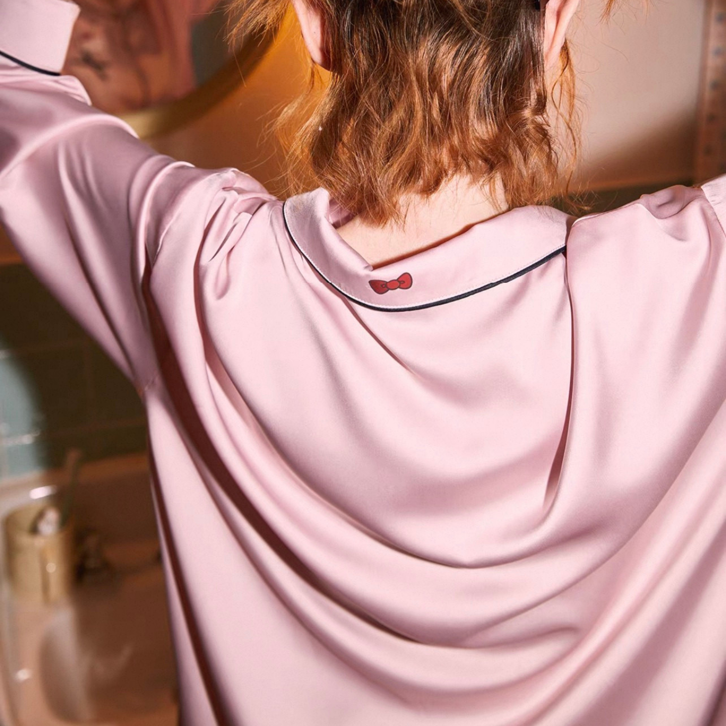 Gukoo/果殼Hello Kitty冰絲睡衣