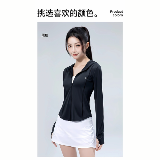 茉尋超模小蠻腰修身款防曬衣