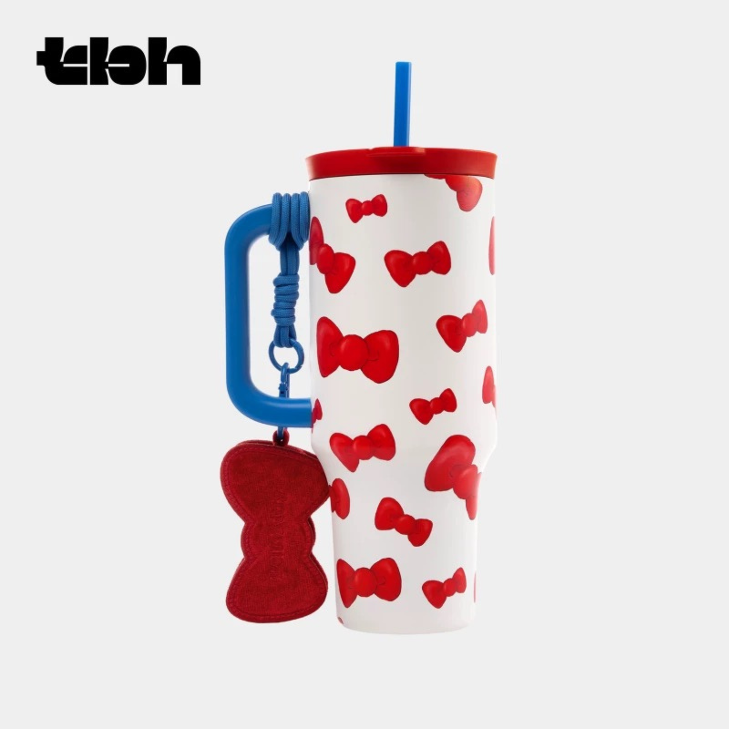 tbh野獸派家居三麗鷗Hello Kitty巨無霸保溫吸管杯｜不鏽鋼保冷杯