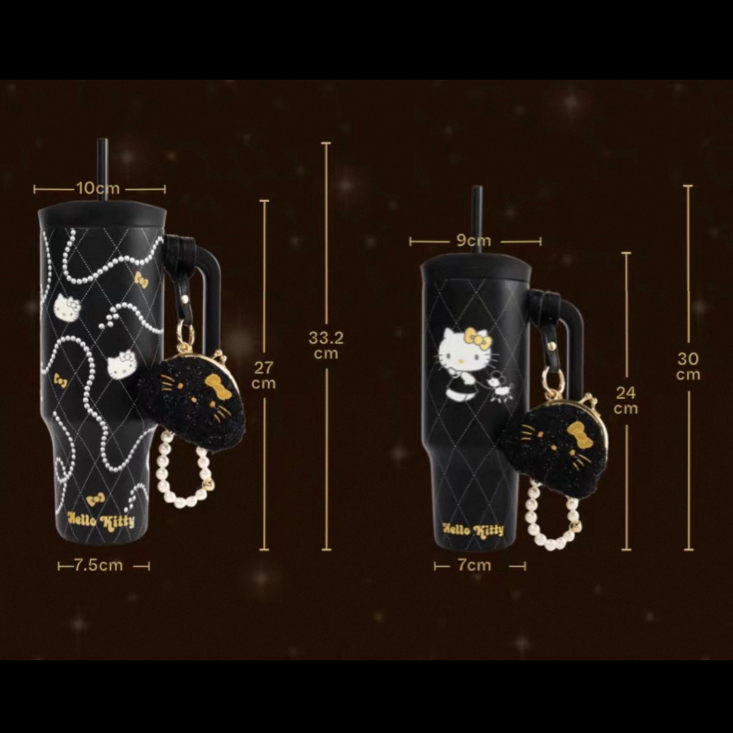 tbh野獸派Hello Kitty｜金色假日不鏽鋼保溫杯