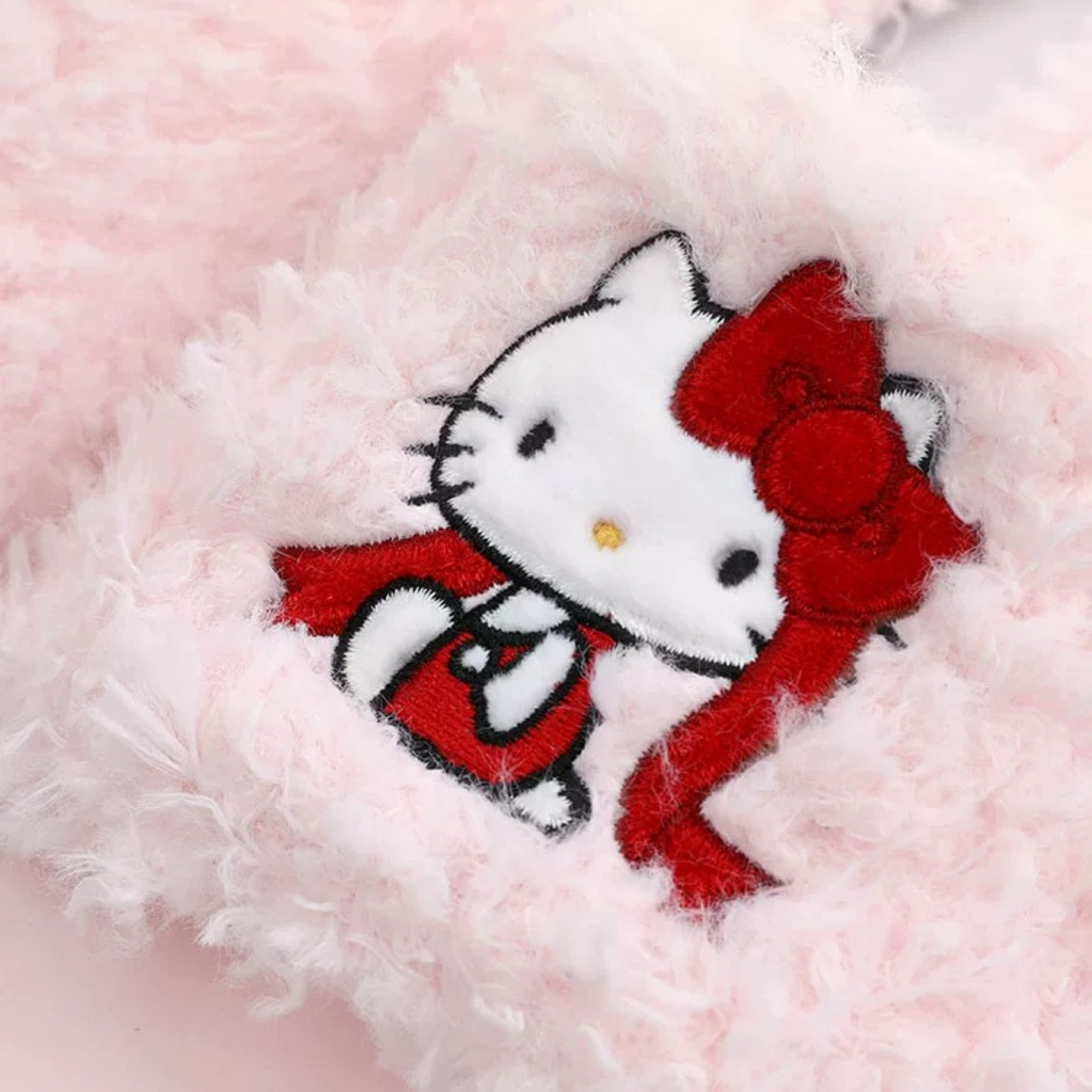 tbh野獸派家居三麗鷗Hello Kitty毛絨刺繡拖鞋｜室內家居鞋