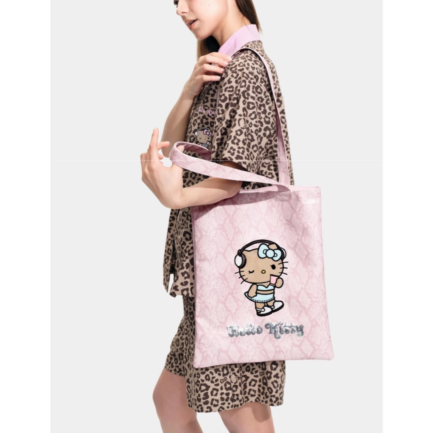 tbh野獸派家居三麗鷗Hello Kitty仿皮革托特包