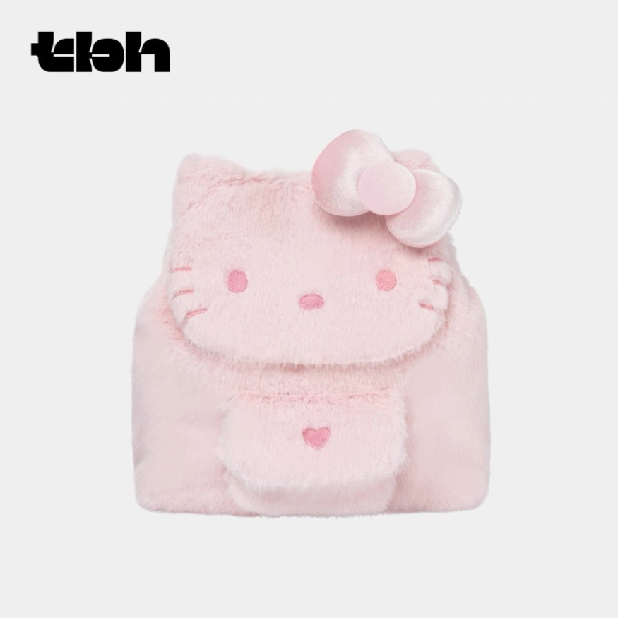野獸派家居 × Hello Kitty｜可愛毛絨背包