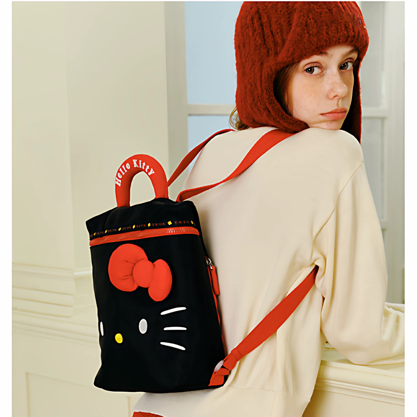 TOUTOUhellokitty｜三麗鷗凱蒂貓正版授權大容量雙肩包