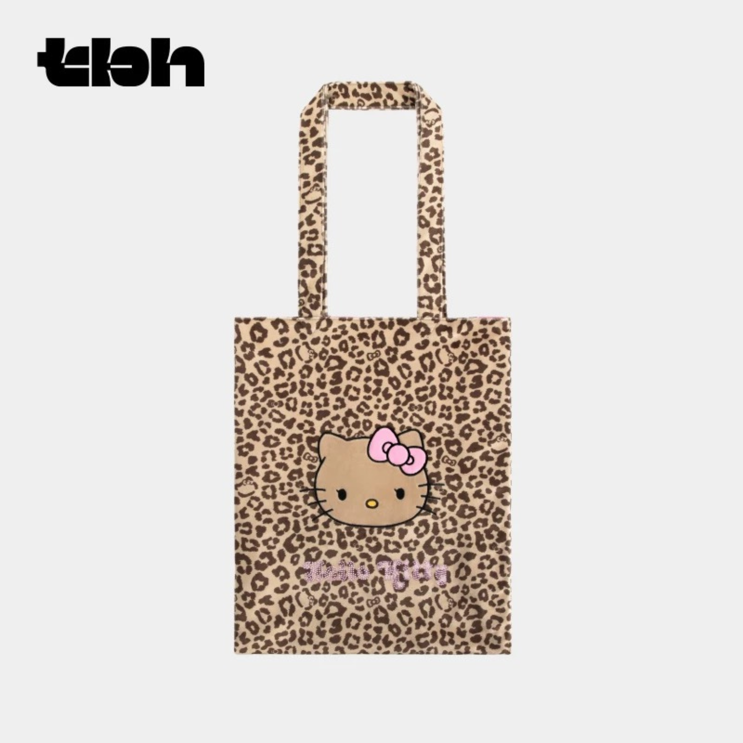 tbh野獸派家居三麗鷗Hello Kitty全棉燙鑽托特包